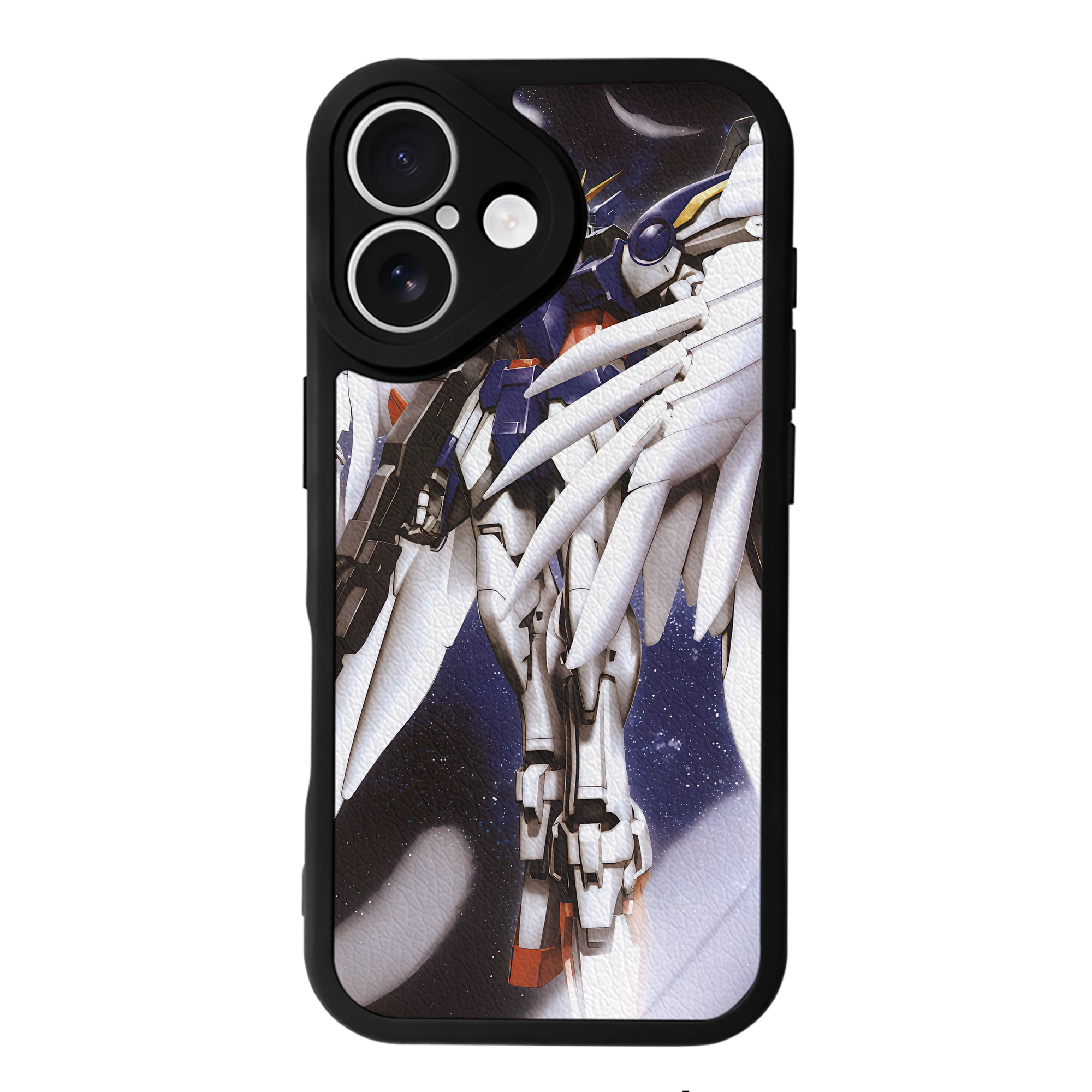 （画像用） 機動戦士ガンダム Mobile Suit Gundam 【iPhone 16シリーズ対応】シリコンスマホケース（レザー調） 材質：シリコン